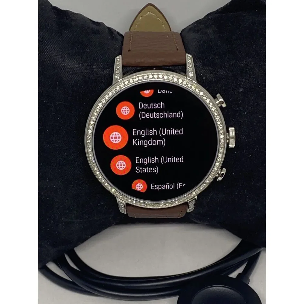 Fossil Gen 4 Authentic Digital Dial Smart Watch Custom Band FTW6013 AB428